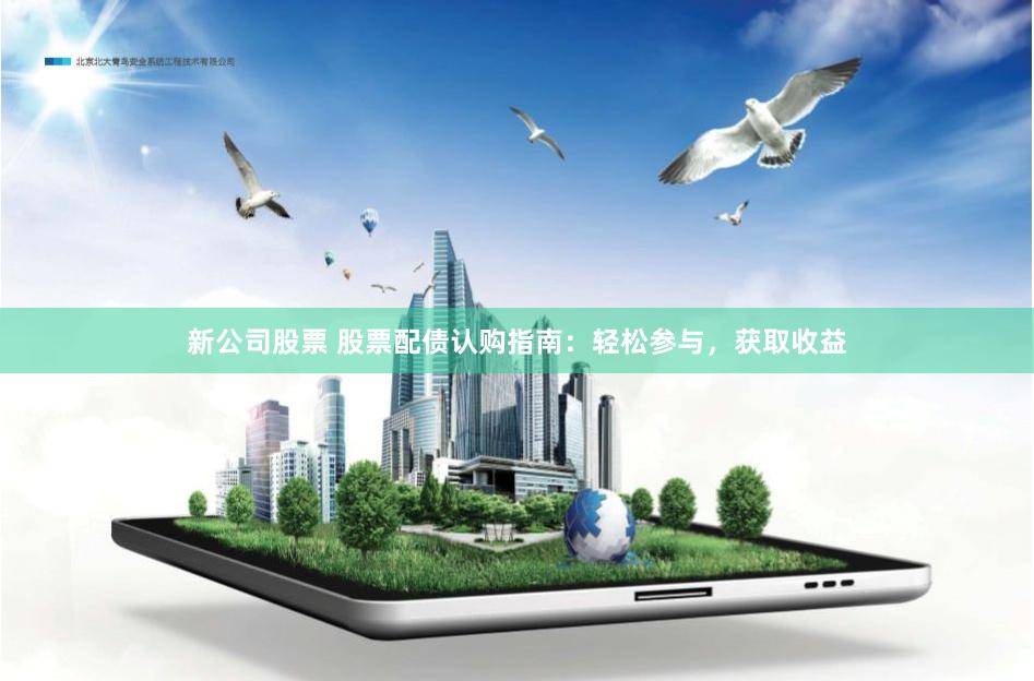新公司股票 股票配债认购指南：轻松参与，获取收益